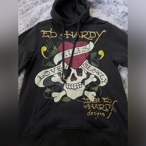 Ed Hardy Graphic Hoodie